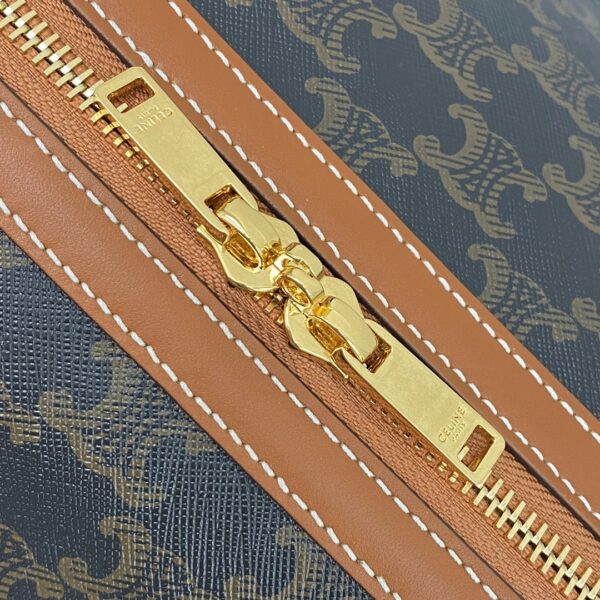 1:1 Replica Celine Large Voyage Bag In Triomphe Canvas With Celine Print Tan For Women 20in/50cm 191472BZK.04LU
