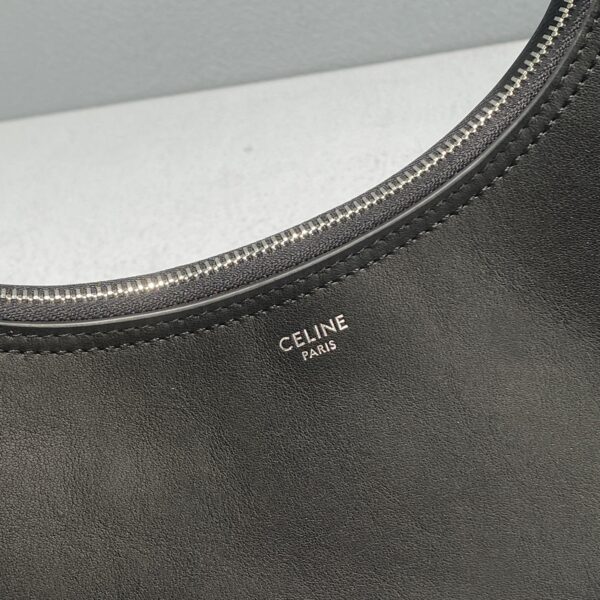 1:1 Replica Celine Medium Ava Bag With Celine Strap Black For Women 9in/23cm