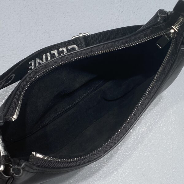 1:1 Replica Celine Medium Ava Bag With Celine Strap Black For Women 9in/23cm