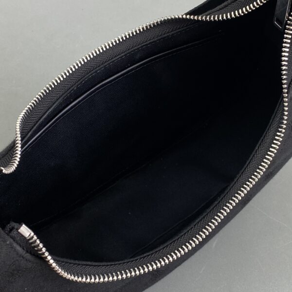 1:1 Replica Celine Medium Ava Bag With Celine Strap In Quilted Nylon Black For Women 9in/23cm 196972DLI.38SI