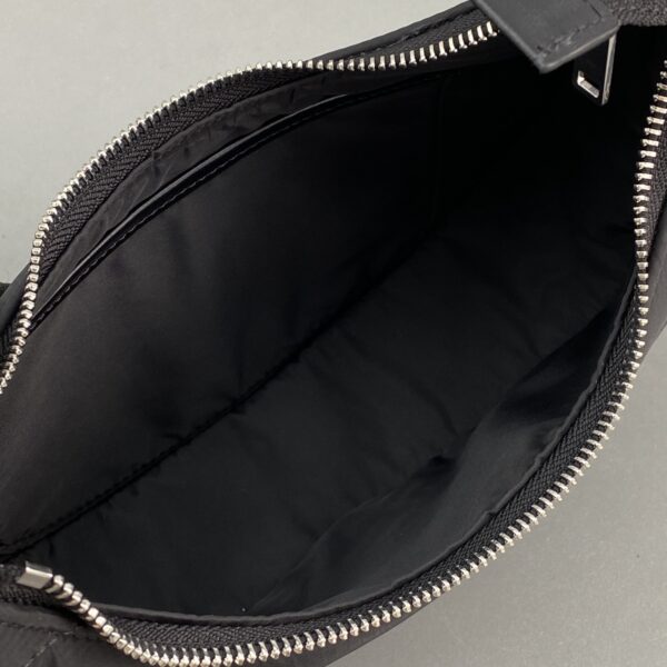 1:1 Replica Celine Medium Ava Bag With Celine Strap In Quilted Nylon Black For Women 9in/23cm 196972DLI.38SI