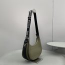 1:1 Replica Celine Medium Ava Bag With Celine Strap In Quilted Nylon Khaki For Women 9in/23cm 196972DLI.15KH