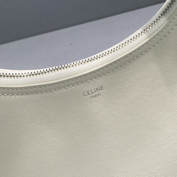 1:1 Replica Celine Medium Ava Bag With Celine Strap White For Women 9in/23cm