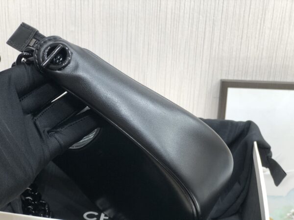 1:1 Replica Celine Medium Ava Chain Black For Women 10in/25cm
