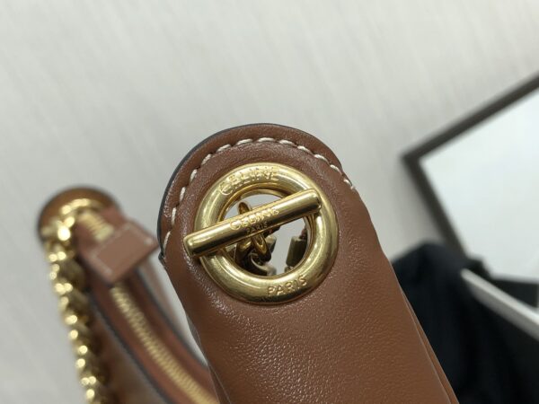 1:1 Replica Celine Medium Ava Chain Brown For Women 10in/25cm 199583DGQ.04LU