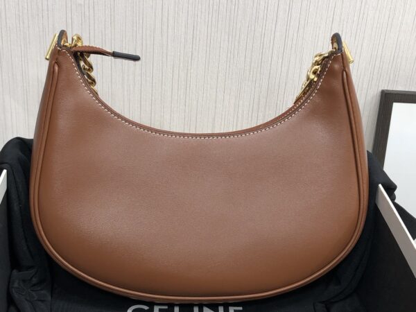 1:1 Replica Celine Medium Ava Chain Brown For Women 10in/25cm 199583DGQ.04LU