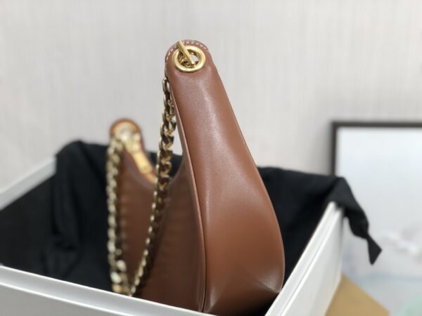 1:1 Replica Celine Medium Ava Chain Brown For Women 10in/25cm 199583DGQ.04LU