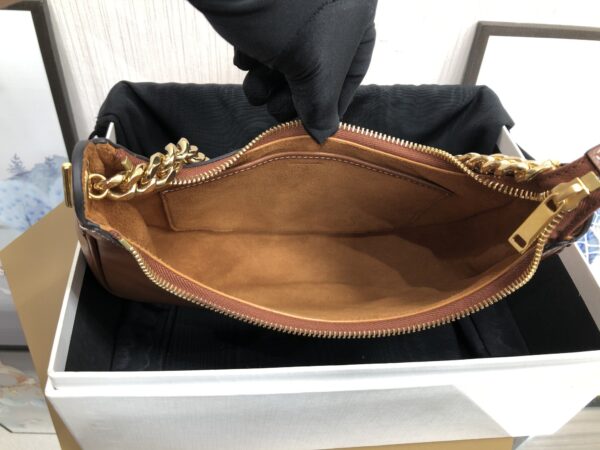 1:1 Replica Celine Medium Ava Chain Brown For Women 10in/25cm 199583DGQ.04LU
