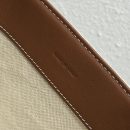 1:1 Replica Celine Medium Box Cuir Triomphe In Textile Natural / Tan For Women 6in/16cm 199252EFL.02NT