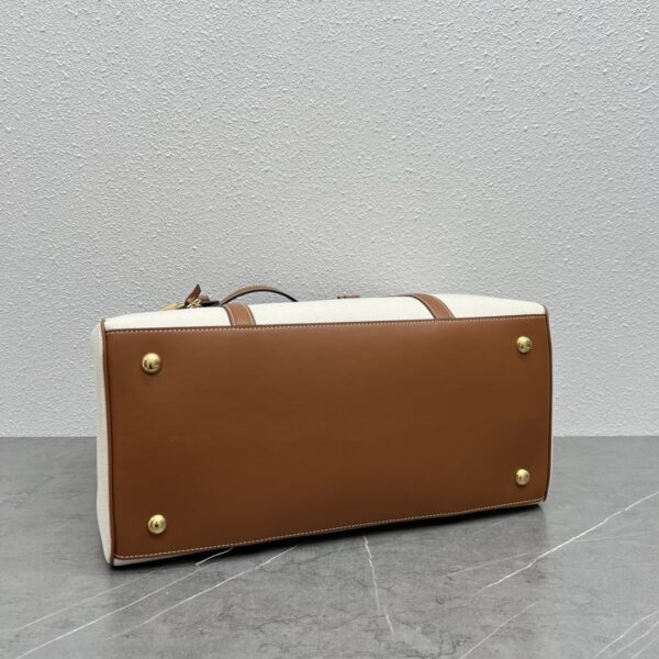 1:1 Replica Celine Medium Cabas 16 In Textile Natural / Tan For Women 16in/40cm 197332DUH.02NT