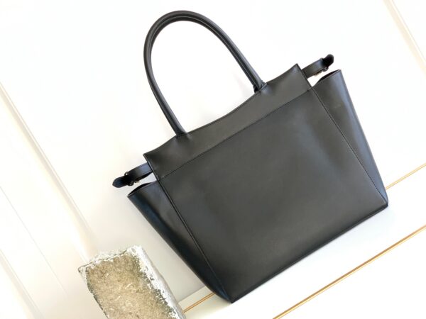 1:1 Replica Celine Medium Cabas Bourgeois Black For Women 18in/45cm