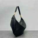1:1 Replica Celine Medium Leandre Bag In Supple Black For Women 14in/35cm 197263DV7.38NO