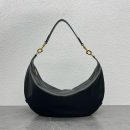 1:1 Replica Celine Medium Leandre Bag In Supple Black For Women 14in/35cm 197263DV7.38NO