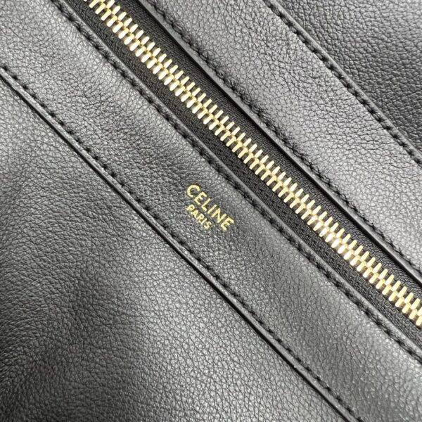 1:1 Replica Celine Medium Leandre Bag In Supple Black For Women 14in/35cm 197263DV7.38NO