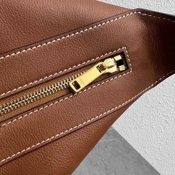 1:1 Replica Celine Medium Leandre Bag In Supple Brown For Women 14in/35cm 197263DV7.04LU