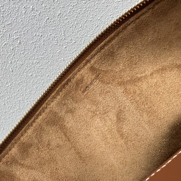 1:1 Replica Celine Medium Leandre Bag In Supple Brown For Women 14in/35cm 197263DV7.04LU