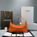 1:1 Replica Celine Medium Romy In Supple Orange For Women 13in/34cm