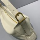 1:1 Replica Celine Medium Romy In Supple White For Women 13in/34cm 197443DPJ.01RC