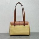 1:1 Replica Celine Medium Soft 16 Bag In Textile Natural / Tan For Women 13in/32cm 195542DSH.02NT