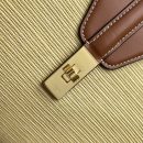 1:1 Replica Celine Medium Soft 16 Bag In Textile Natural / Tan For Women 13in/32cm 195542DSH.02NT