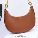 1:1 Replica Celine Medium Strap Ava Bag Black/Brown For Women 9.1in/23cm