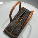 1:1 Replica Celine Medium Teckel In Triomphe Canvas Brown For Women 12in/31cm