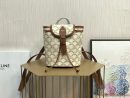 1:1 Replica Celine Mini Backpack Folco In Triomphe Canvas White For Women 7in/20cm 197662CAS.01BC