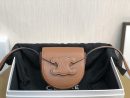 1:1 Replica Celine Mini Besace Cuir Triomphe Brown For Women 4in/11cm 10J303DPQ.04LU