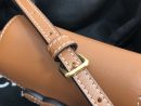 1:1 Replica Celine Mini Besace Cuir Triomphe Brown For Women 4in/11cm 10J303DPQ.04LU