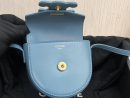 1:1 Replica Celine Mini Besace Cuir Triomphe Demin For Women 4in/11cm 10J303DPQ.07DD