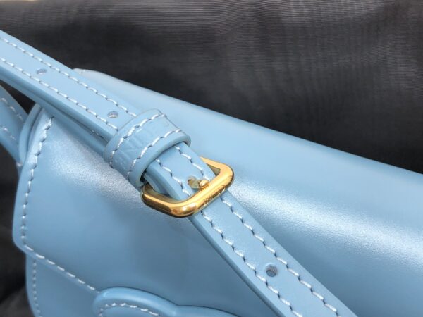 1:1 Replica Celine Mini Besace Cuir Triomphe Demin For Women 4in/11cm 10J303DPQ.07DD