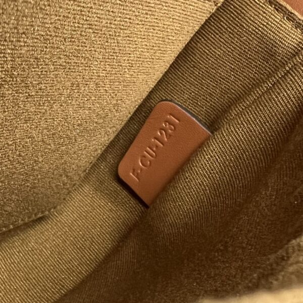 1:1 Replica Celine Mini Besace In Triomphe Canvas With Triomphe Heart Embroidery Brown For Women 6in/15cm 196702ECK.04LU