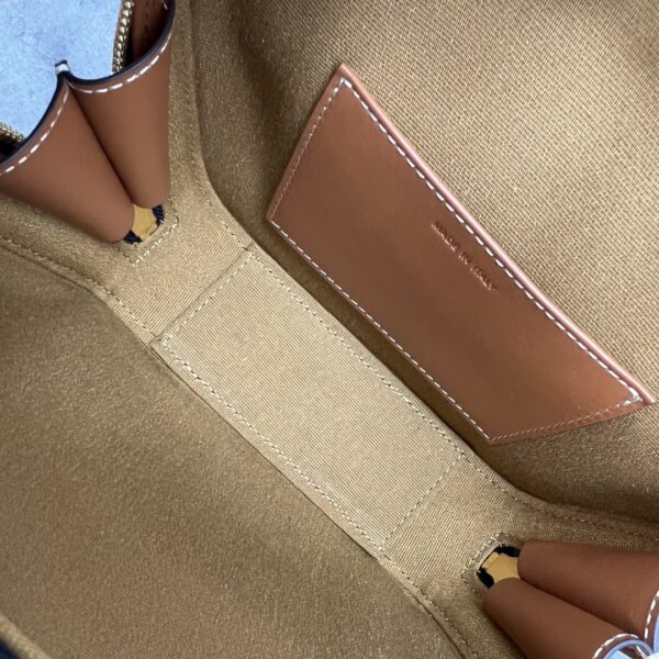 1:1 Replica Celine Mini Bowling Bag In Triomphe Canvas Tan For Women 8in/20cm 110462EKX.04LU