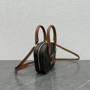 1:1 Replica Celine Mini Bowling Bag In Triomphe Canvas Tan For Women 8in/20cm 110462EKX.04LU