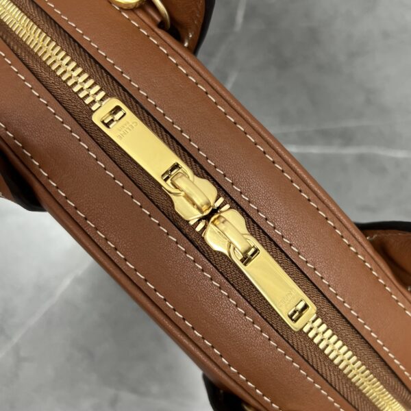1:1 Replica Celine Mini Bowling Bag Tan For Women 8in/20cm