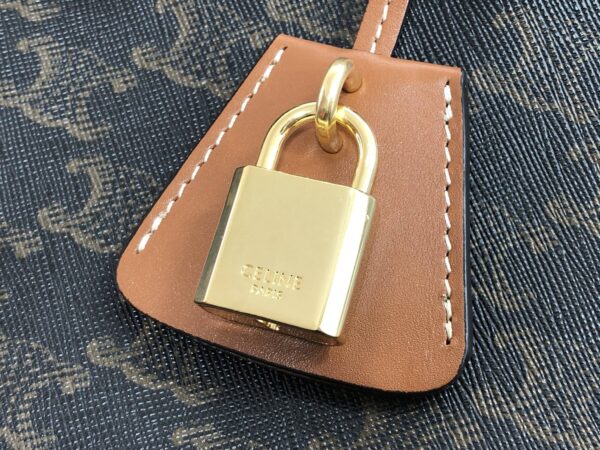 1:1 Replica Celine Mini Horizontal Cabas In Triomphe Canvas Tan For Women 14in/35cm 199742BZJ.04LU
