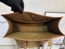 1:1 Replica Celine Mini Horizontal Cabas In Triomphe Canvas White For Women 14in/35cm 199742BZJ.01BC