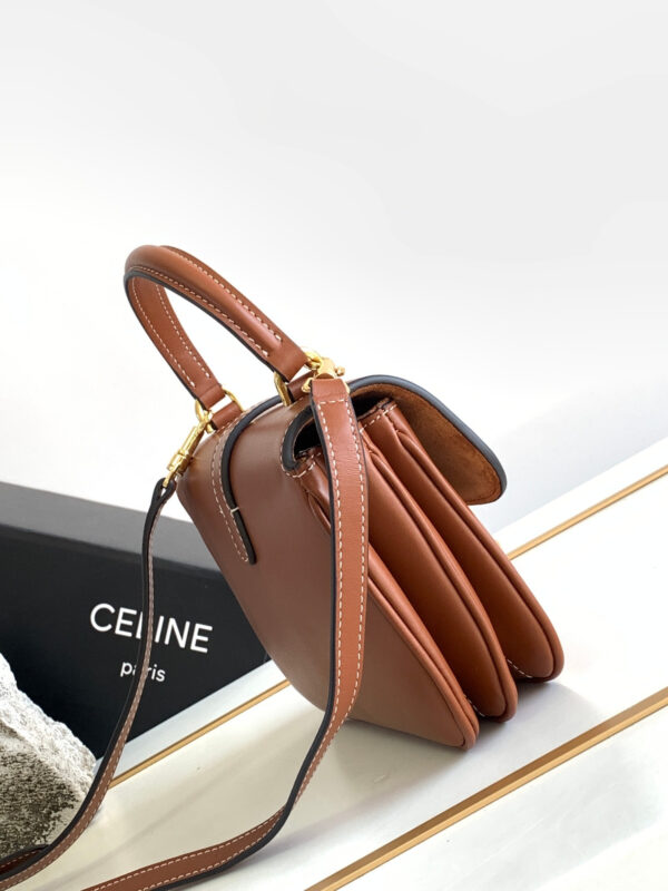 1:1 Replica Celine Mini Tabou Brown For Women 16.5cm / 6in 10L343FB6.04LU