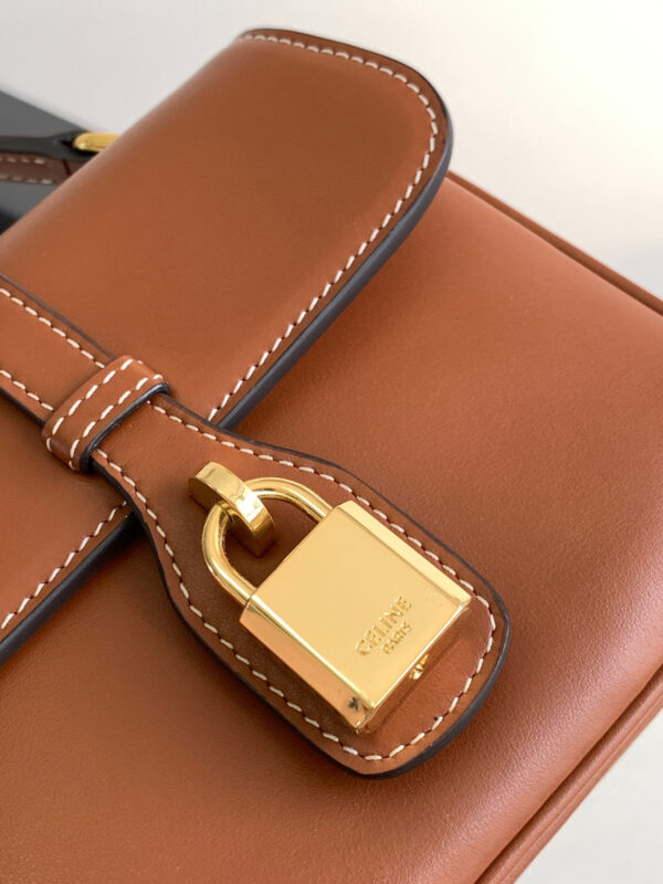 1:1 Replica Celine Mini Tabou Brown For Women 16.5cm / 6in 10L343FB6.04LU