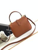 1:1 Replica Celine Mini Tabou Brown For Women 16.5cm / 6in 10L343FB6.04LU