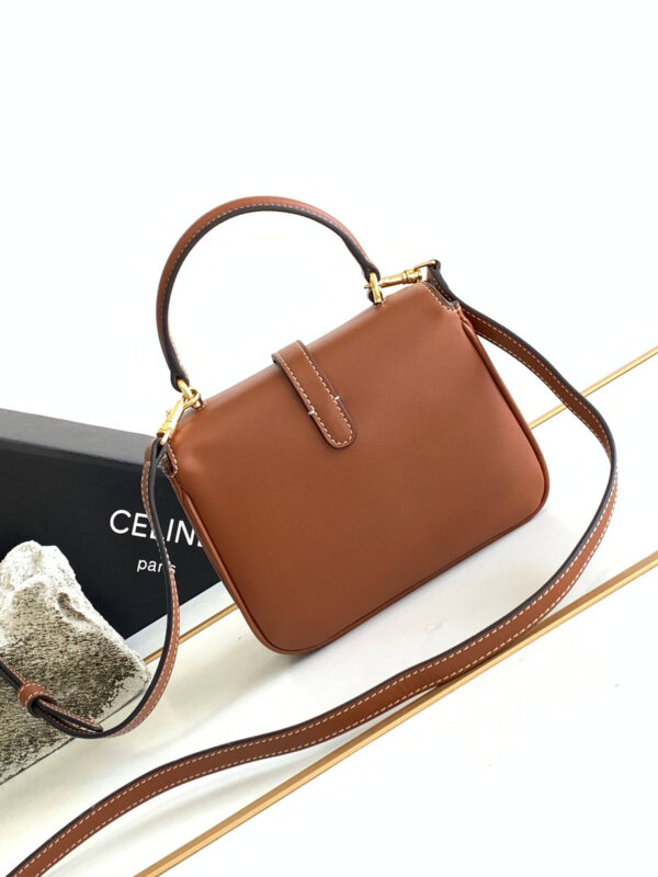 1:1 Replica Celine Mini Tabou Brown For Women 16.5cm / 6in 10L343FB6.04LU