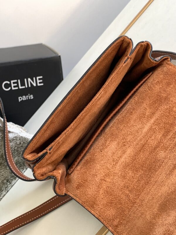 1:1 Replica Celine Mini Tabou Brown For Women 16.5cm / 6in 10L343FB6.04LU