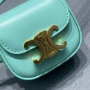 1:1 Replica Celine Mini Triomphe Ice Mint For Women 4in/11cm 10I513DPV.29IM