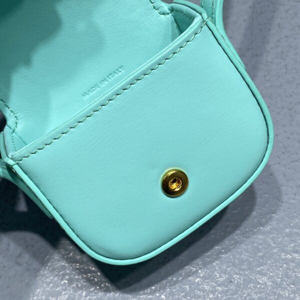 1:1 Replica Celine Mini Triomphe Ice Mint For Women 4in/11cm 10I513DPV.29IM
