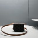 1:1 Replica Celine Mini Triomphe In Triomphe Canvas Tan For Women 4in/11cm 10I512DQB.04LU