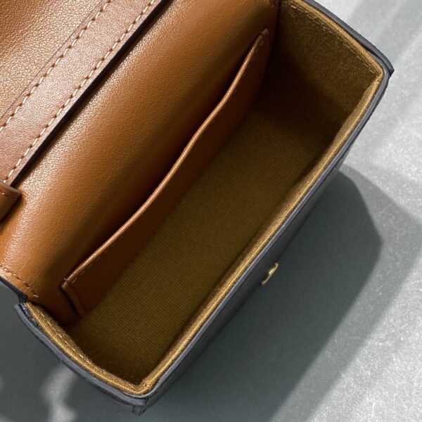 1:1 Replica Celine Mini Triomphe In Triomphe Canvas Tan For Women 4in/11cm 10I512DQB.04LU