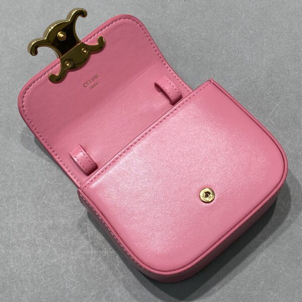 1:1 Replica Celine Mini Triomphe Pink For Women 4in/11cm