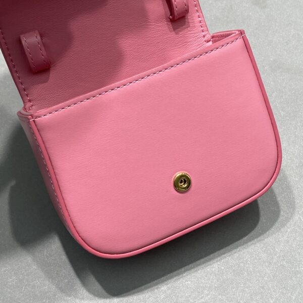 1:1 Replica Celine Mini Triomphe Pink For Women 4in/11cm