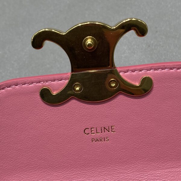 1:1 Replica Celine Mini Triomphe Pink For Women 4in/11cm