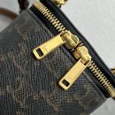 1:1 Replica Celine Mini Vanity Case In Triomphe Canvas Tan For Women 4in/9cm 10J762CZ1.04LU